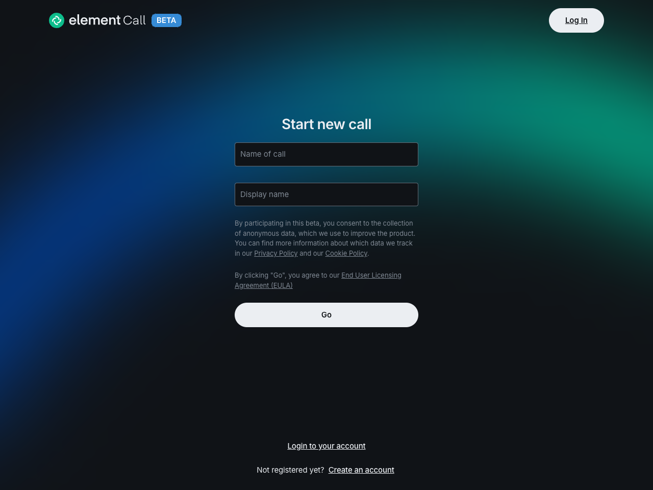 Element Call screenshot