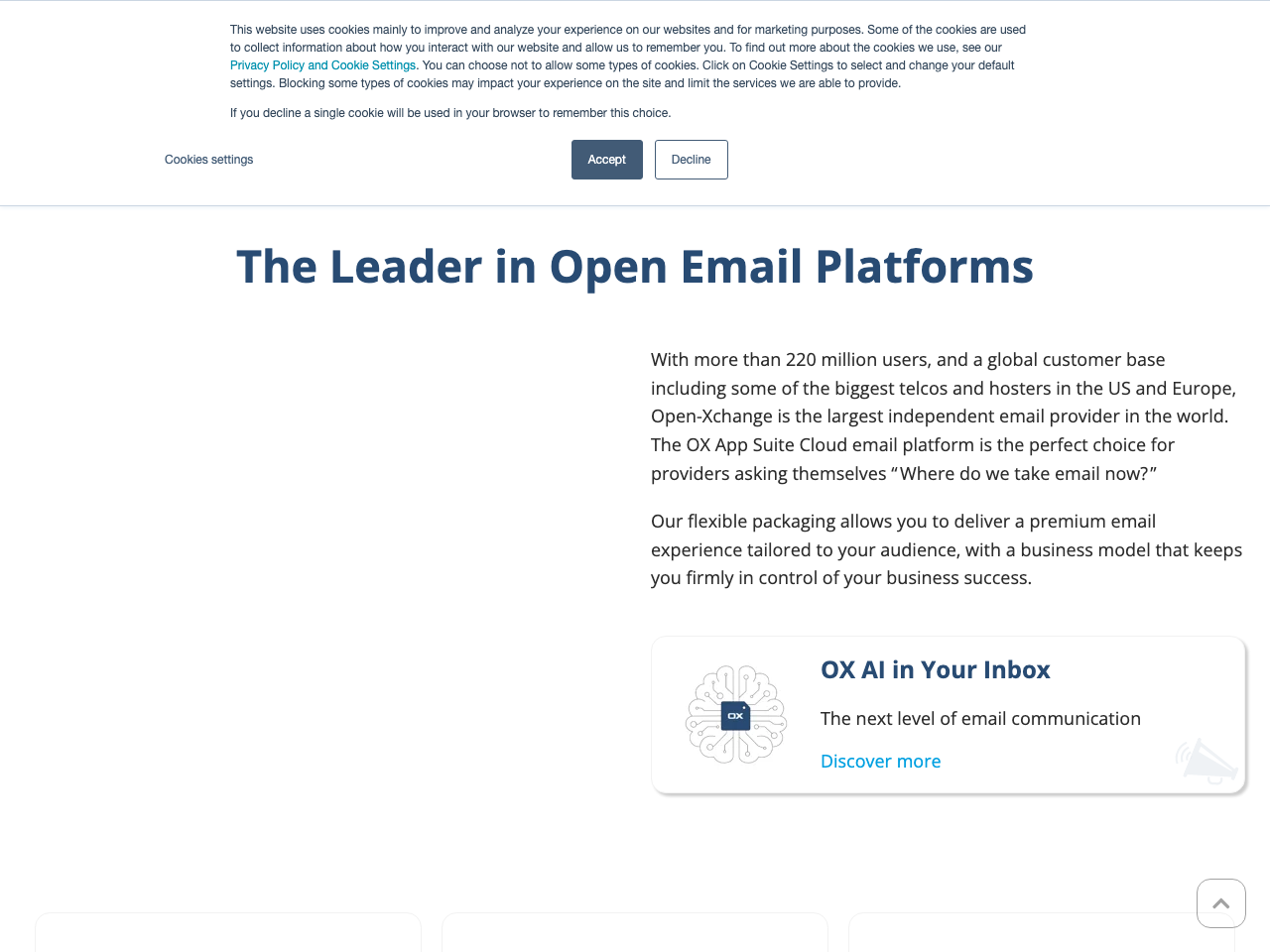 Open-Xchange screenshot