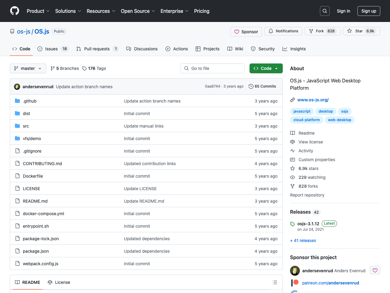 OSjs screenshot