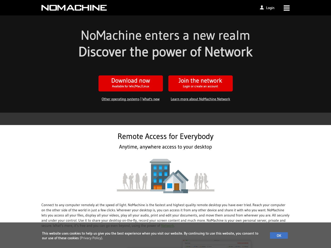 NoMachine Software screenshot