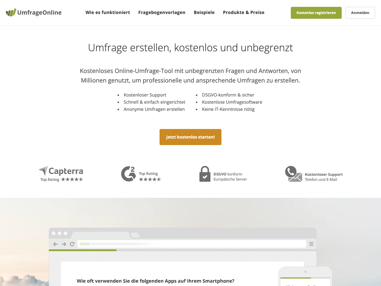 UmfrageOnline screenshot