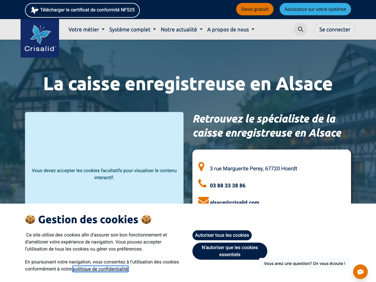 CRISALID ALSACE screenshot