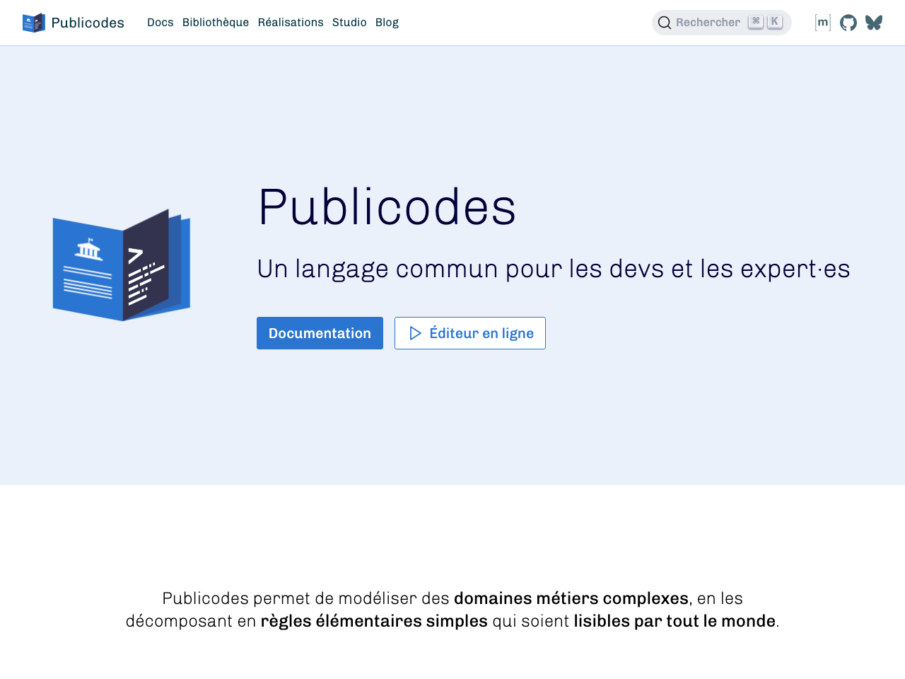 Publicodes screenshot