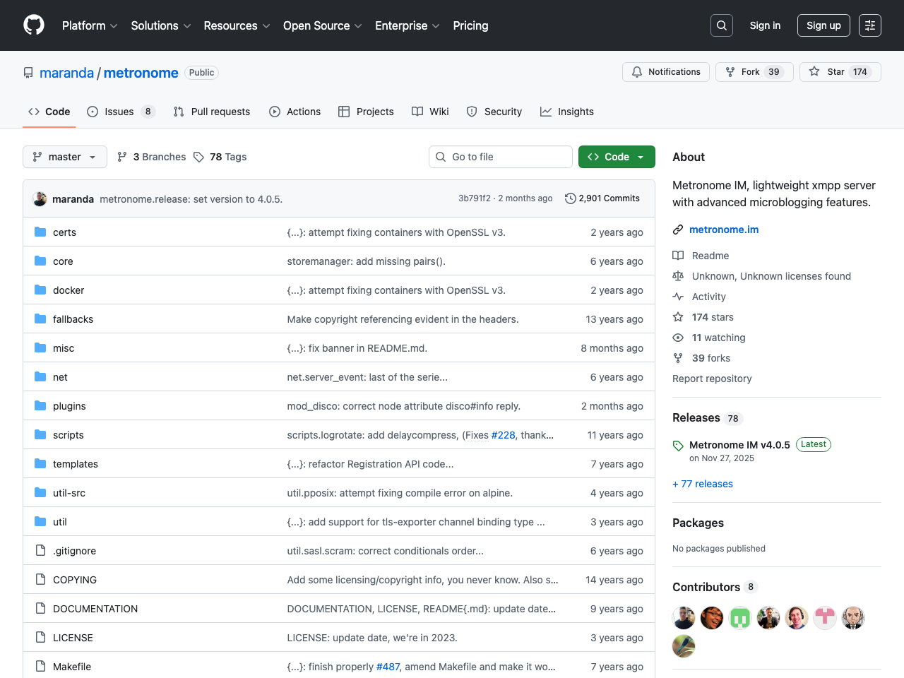 Metronome screenshot