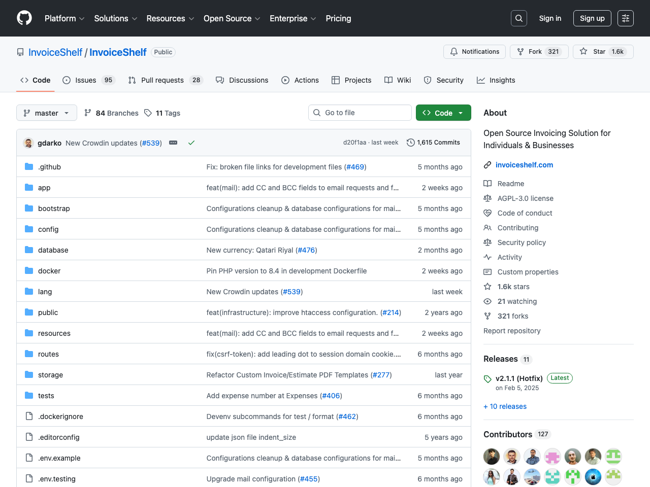InvoiceShelf screenshot