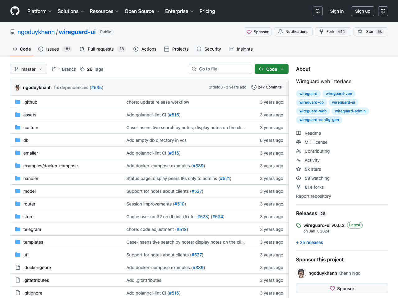 WireGuard Server screenshot