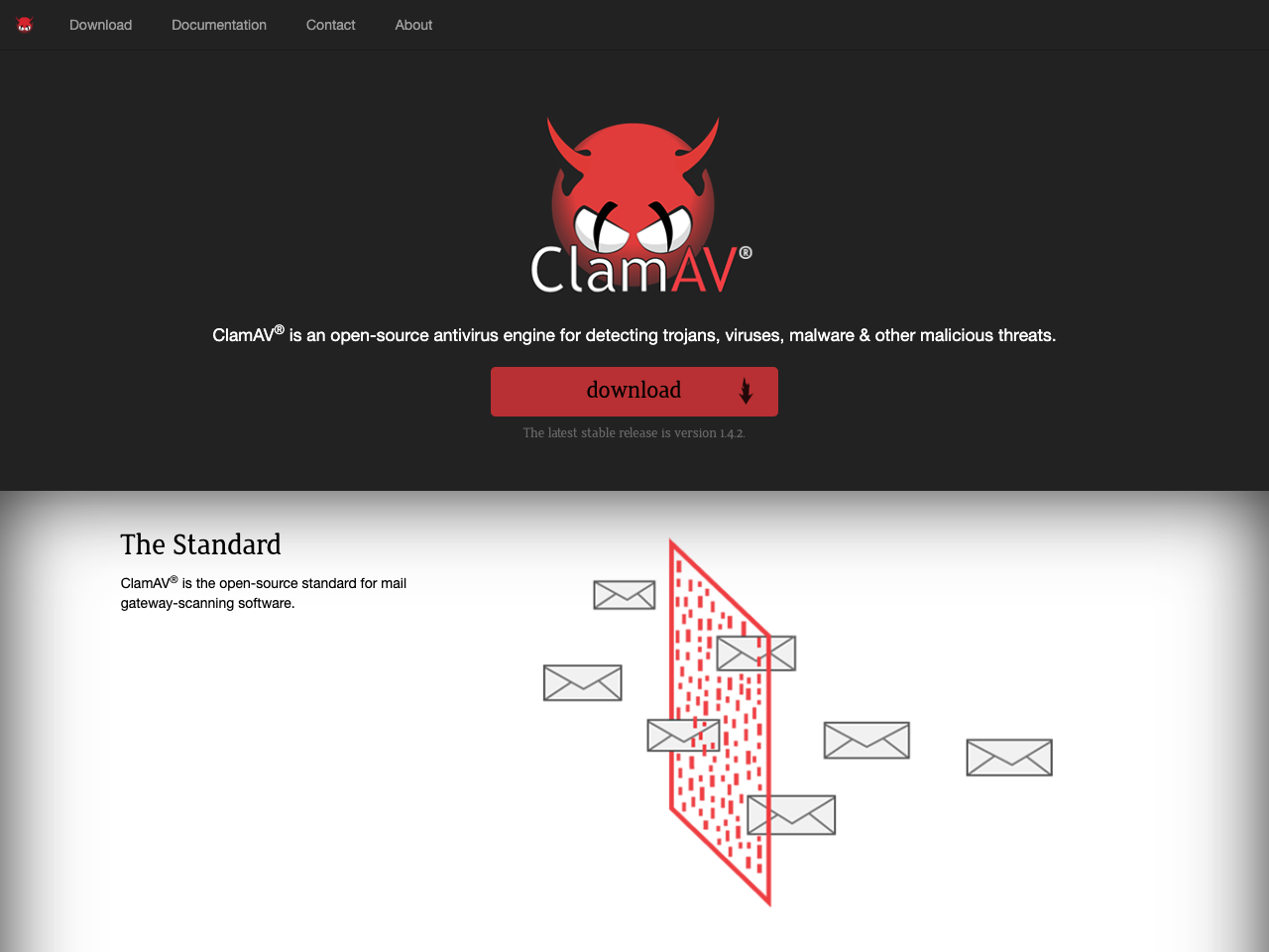 ClamAV screenshot