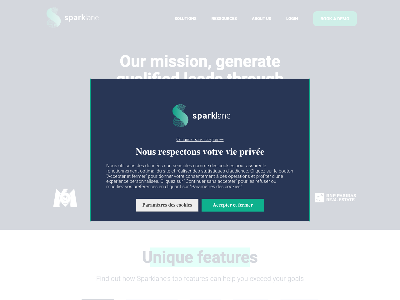 Sparklane screenshot