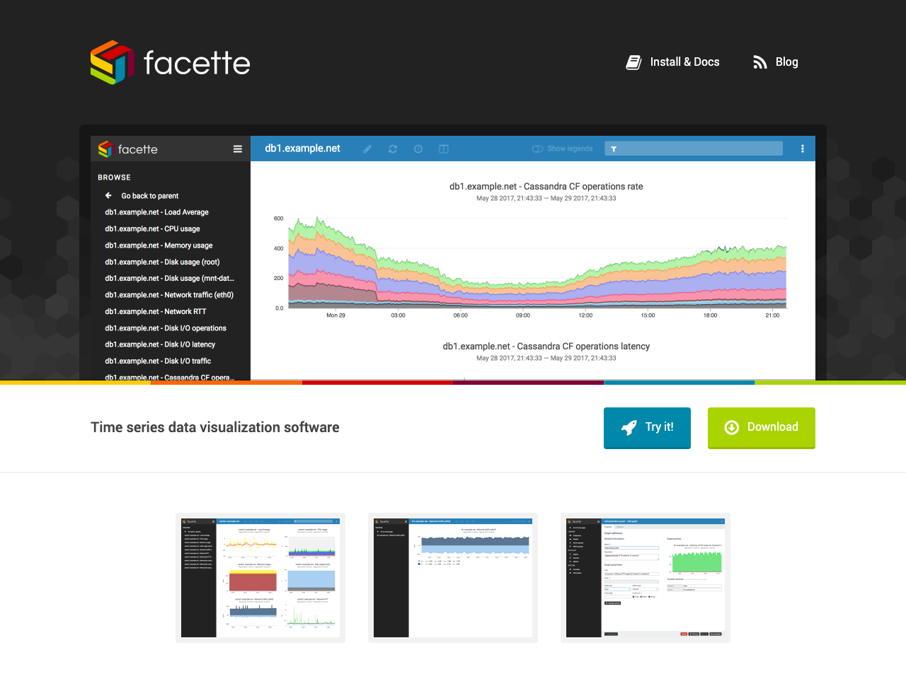 Facette screenshot