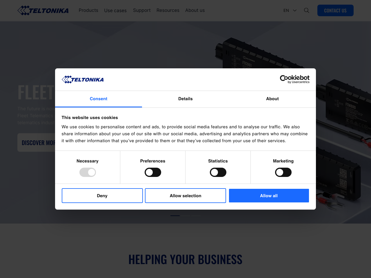 Teltonika Mobility screenshot